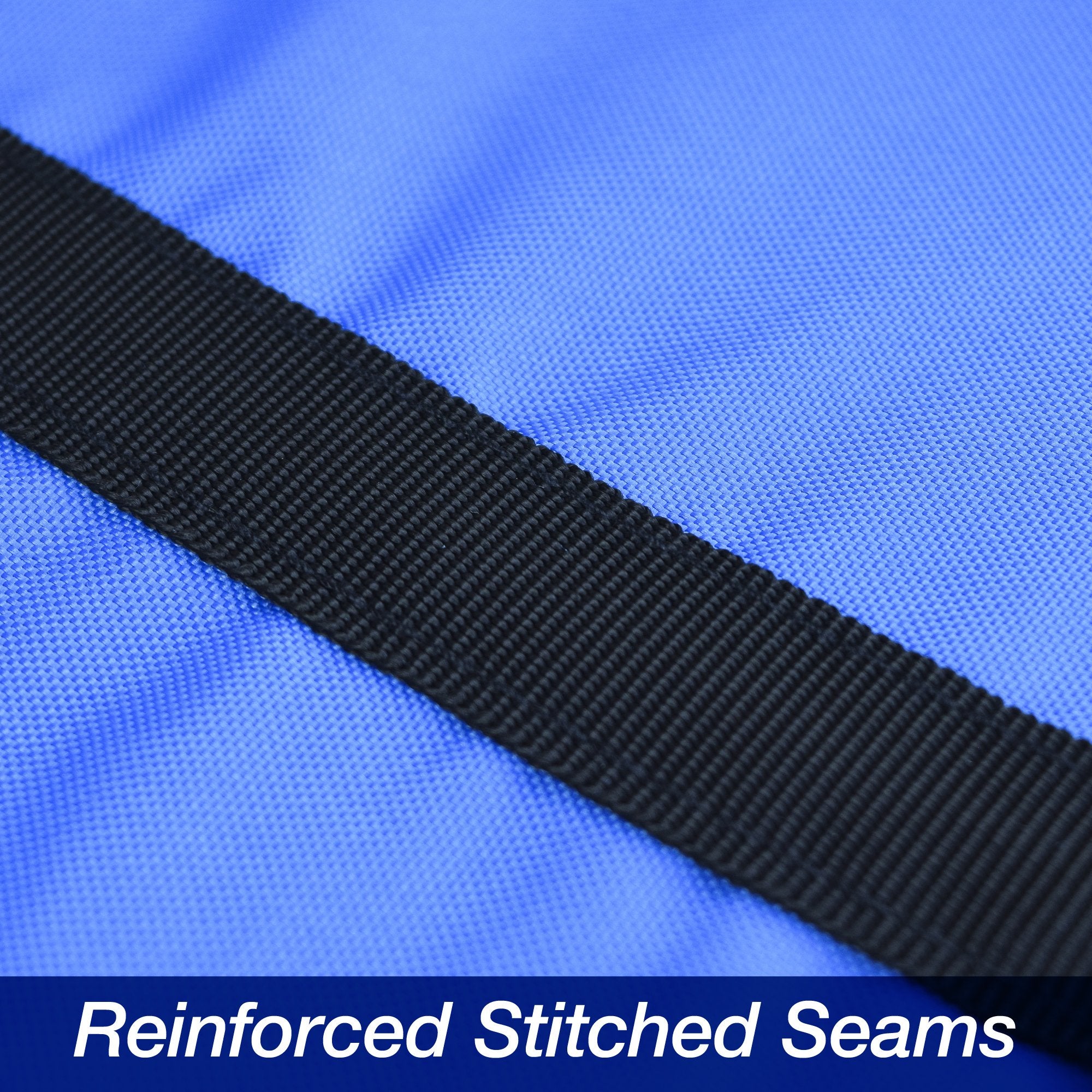 Budge B-620-X8 Blue 24-26 Long (Beam Width up to 106) 600 Denier Waterproof Breathable Hard/T-Top Boat Cover