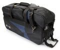 KAZE SPORTS 3 Ball Deluxe Bowling Tournament Roller Tote with detachable Shoe and Accessory Bag