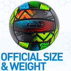 Franklin Sports Mystic Volleyball - Outdoor + Beach Volleyball - Backyard And Beach Ball Set - Synthetic Leather Cushioned - Air