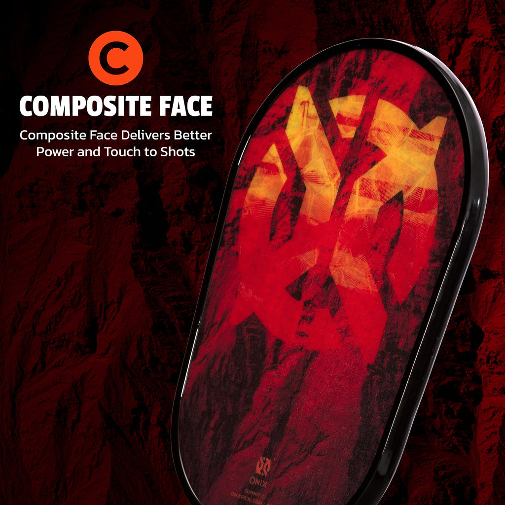 Onix Summit C1 Composite Face Medium Weight Long Reach Pickleball Paddle