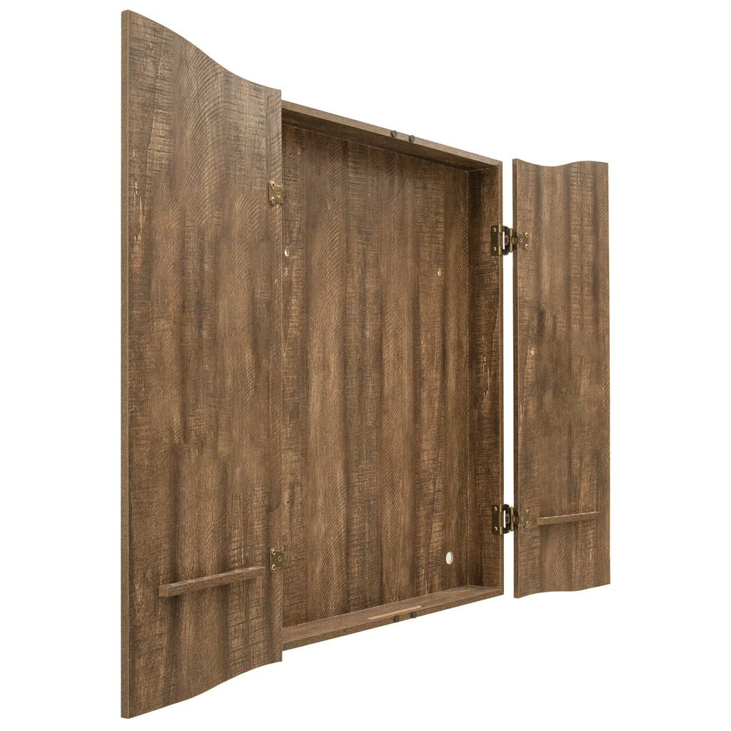 Dmi Sports Mi Sports Brown Cricketpro Dartboard Cabinet  Designed For Arachnid 15.5Cricketpro 900, 800, 750, 650 Electronic Dart