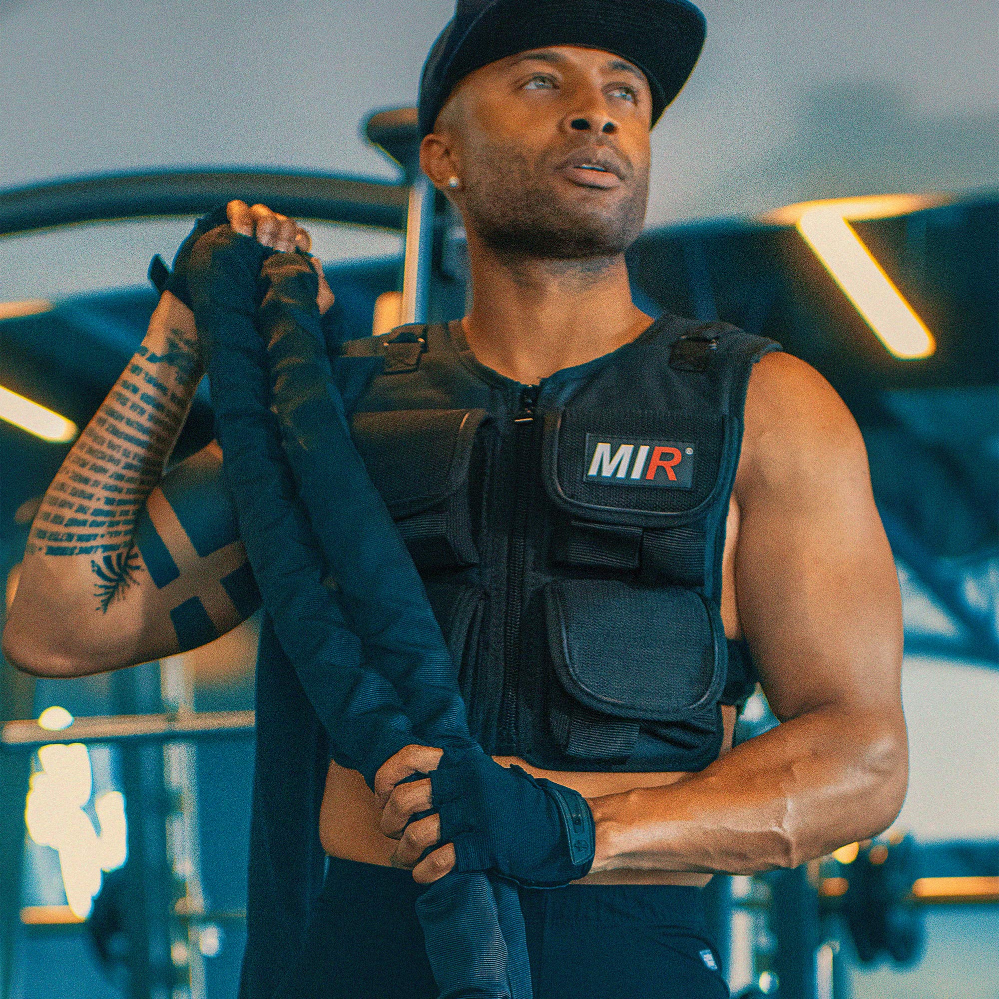MiR Short Weighted Vest With Zipper Option 20lbs - 60lbs (With Zipper - 30lbs)