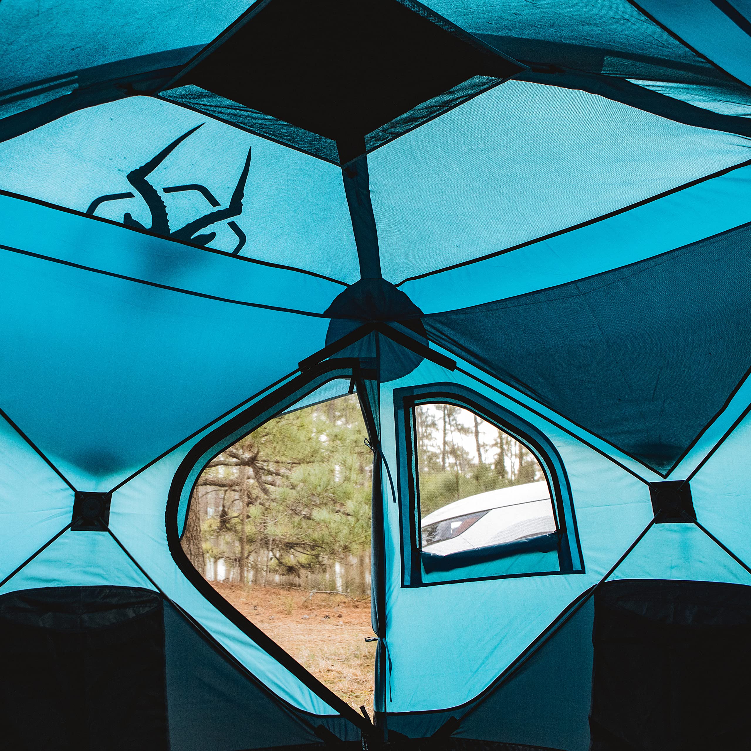 Gazelle Tents T3X Hub Tent Overland Edition, Easy 90 Second Set-Up, Waterproof, UV Resistant, Removable Floor, Footprint, 3-Pers