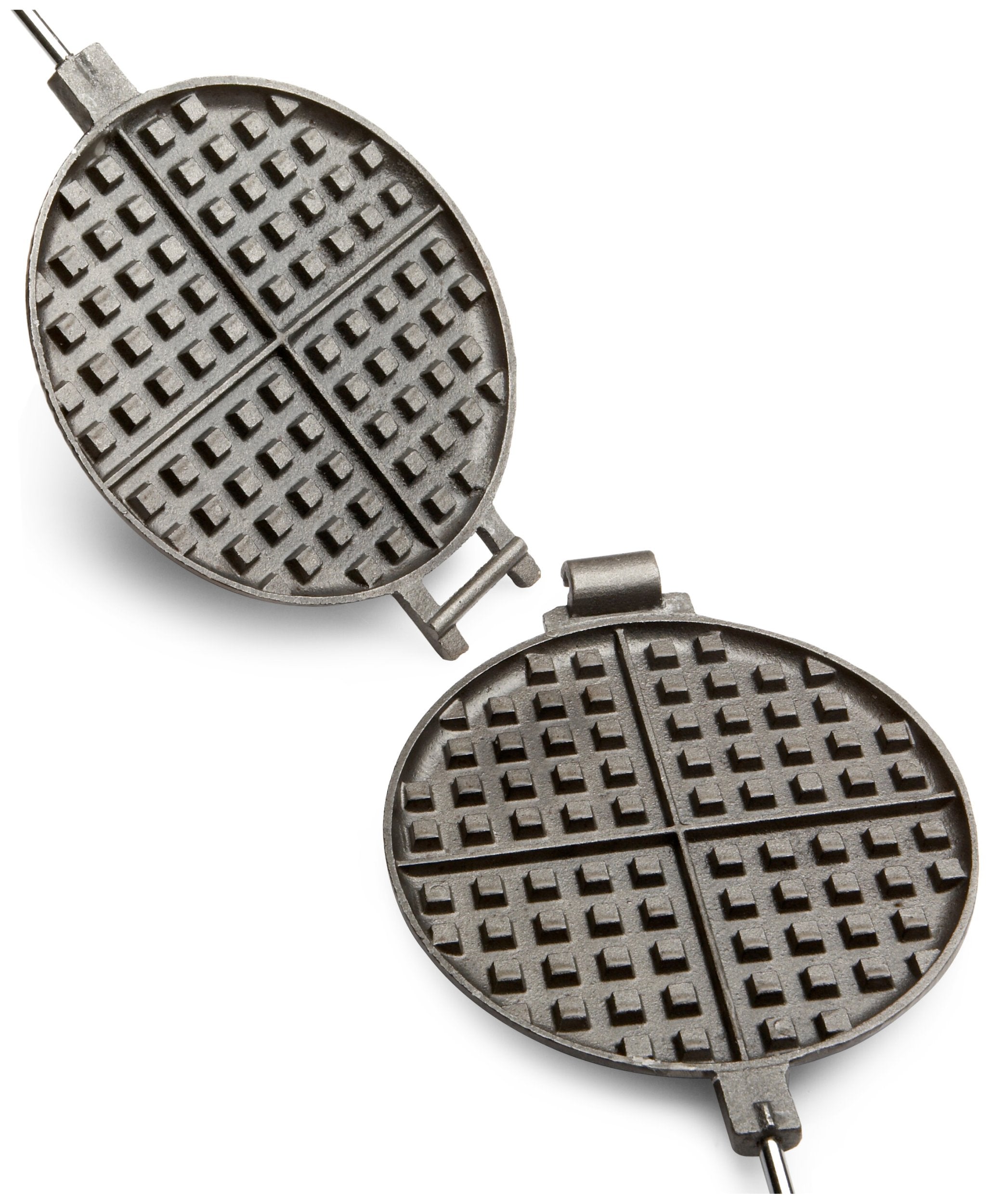 Rome 1028 Chuckwagon Waffle Iron, Cast Iron, One Size, Gray