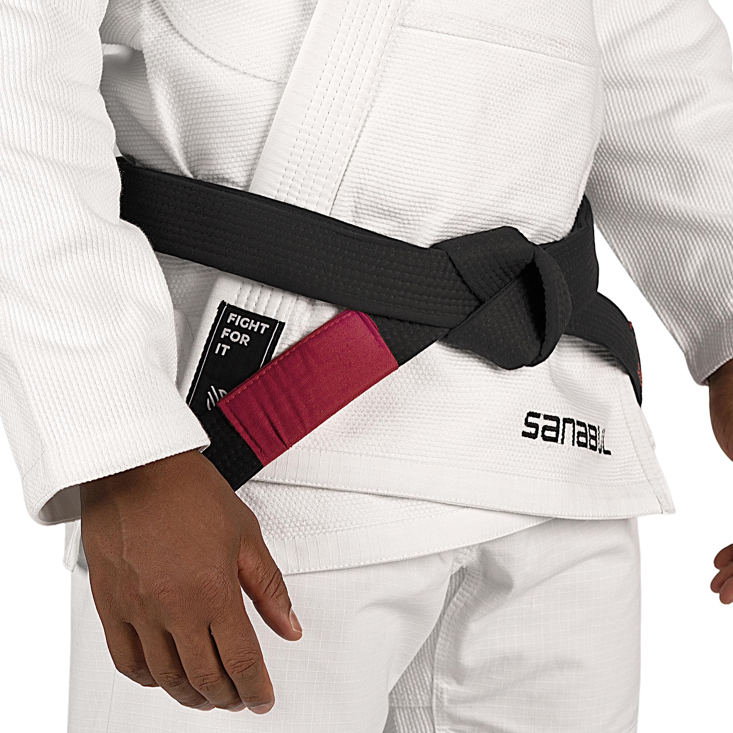 Sanabul Brazilian Jiu Jitsu Bjj Pro Belts (Black, A0)