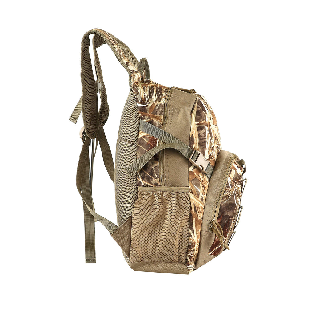 Auscamotek Hunting Backpack For Men - Camo Duck Hunting Backpack - Durable Camouflage Bag For Hunters -Grass Camo