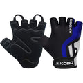 Kobo Leather WTG26LARGE Weight Lifting Gym Gloves Hand Protector for Fitness Training (Multicolour)