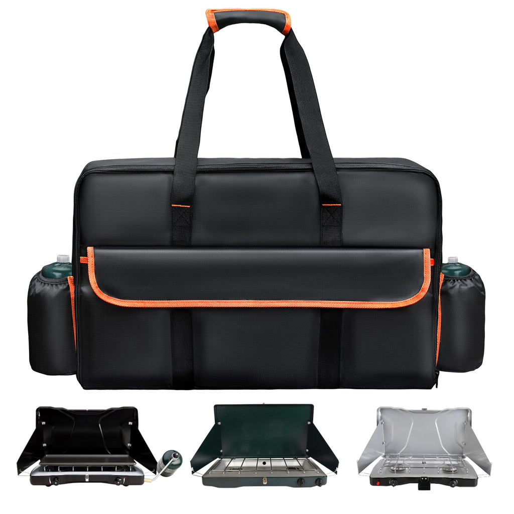 Amerbro Coleman Stove Carrying Case, Coleman Stove Carry Bag For Coleman Gas Camping 2 Burner Stove, Coleman Triton Stove, Camp 