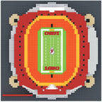 FOCO NFL Kansas City Chiefs 3D BRXLZ Stadium Building Block Set3D BRXLZ Stadium Building Block Set, Team Color, One Size