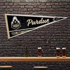 Rico Industries Ncaa Purdue Boilermakers Classic 12'' X 30'' Felt Wall D  Cor Pennant - Great For Home/Bed Room/Man Cave D  Cor
