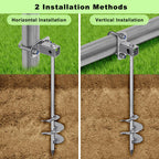 Insaga Multi-Purpose Ground Anchors Screw In, Fully Welded Shed Anchor Kit, 30 Earth Anchor, Mobile Home Anchors For Trampoline,