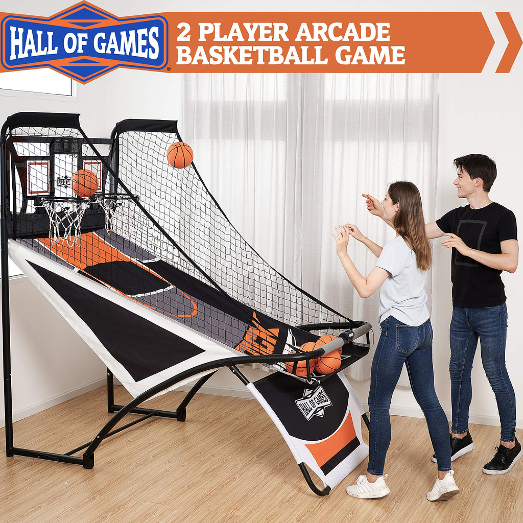 Hall Of Games 2 Player Arcade Basketball Game Blackgrey