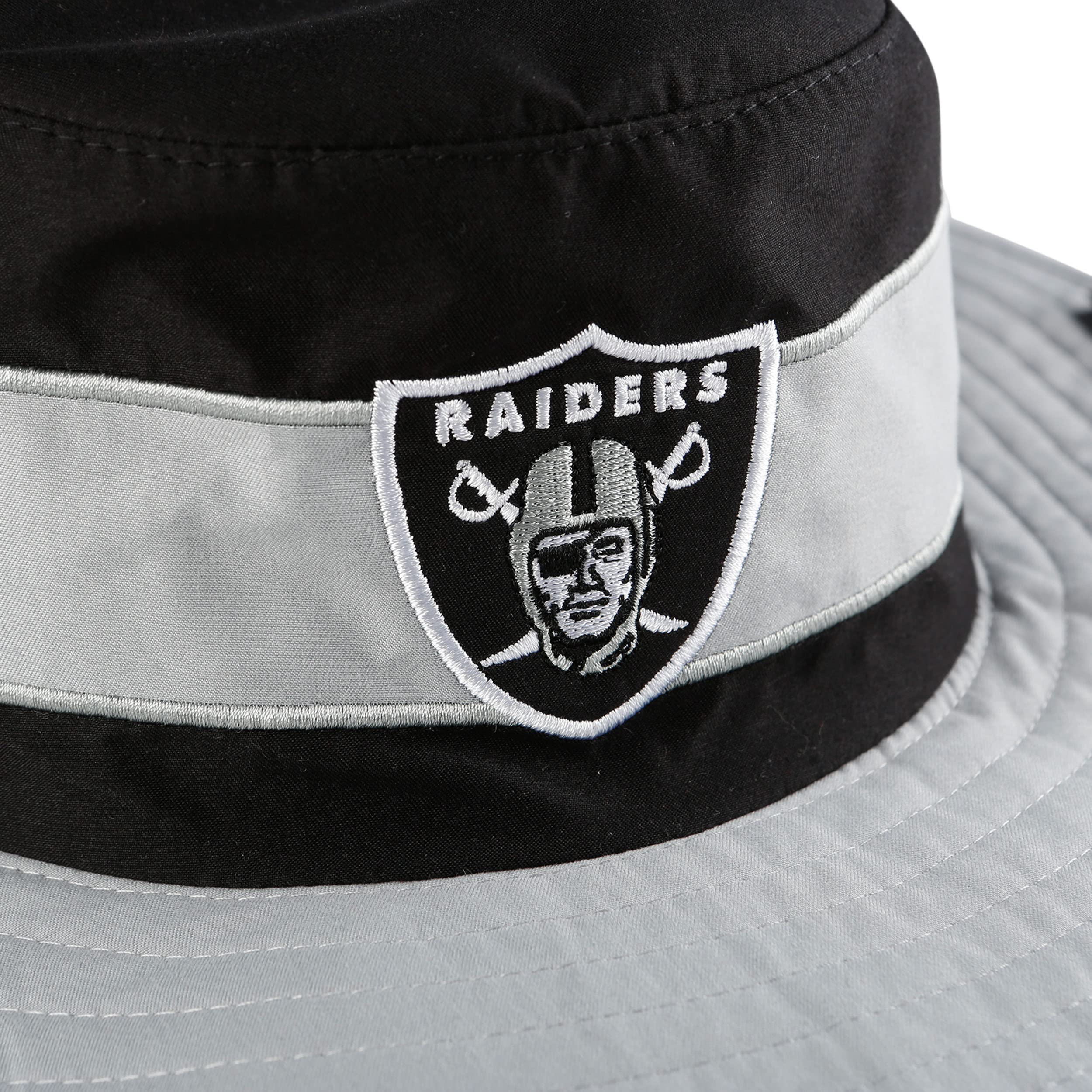 Foco Las Vegas Raiders Nfl Team Stripe Boonie Hat