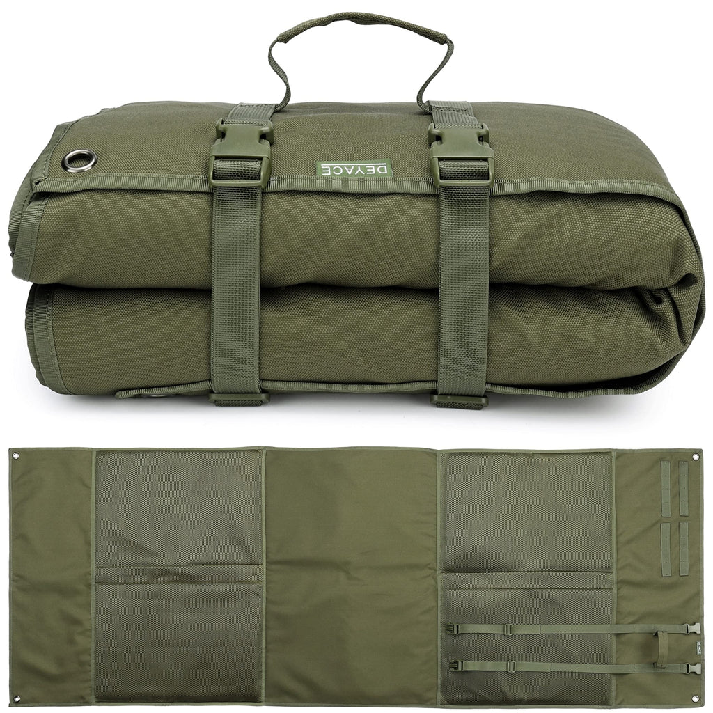 Deyace Shooting Mats Prone Padded, Extra Large Portable Roll Up Shooting Padded Mat For Range Shooting And Hunting (Green)