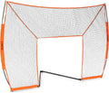 Bownet Portable Lacrosse Backstop Net 12 x 9 - Halo Goal Barrier & Shooting Trainer with Frame, E.A.S. Technology, Indoor/Outd