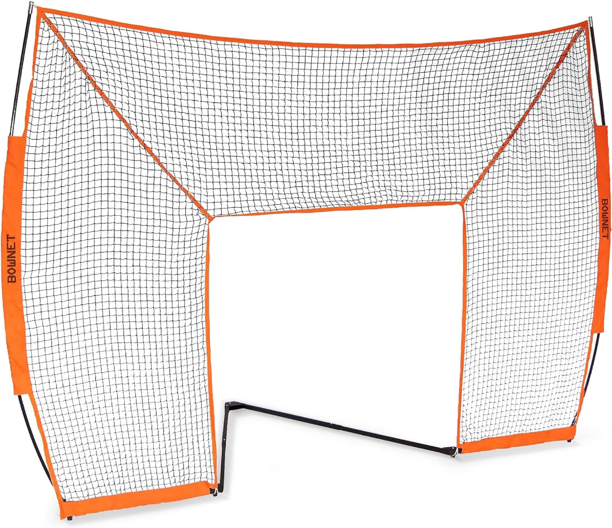 Bownet Portable Lacrosse Backstop Net 12 x 9 - Halo Goal Barrier & Shooting Trainer with Frame, E.A.S. Technology, Indoor/Outd
