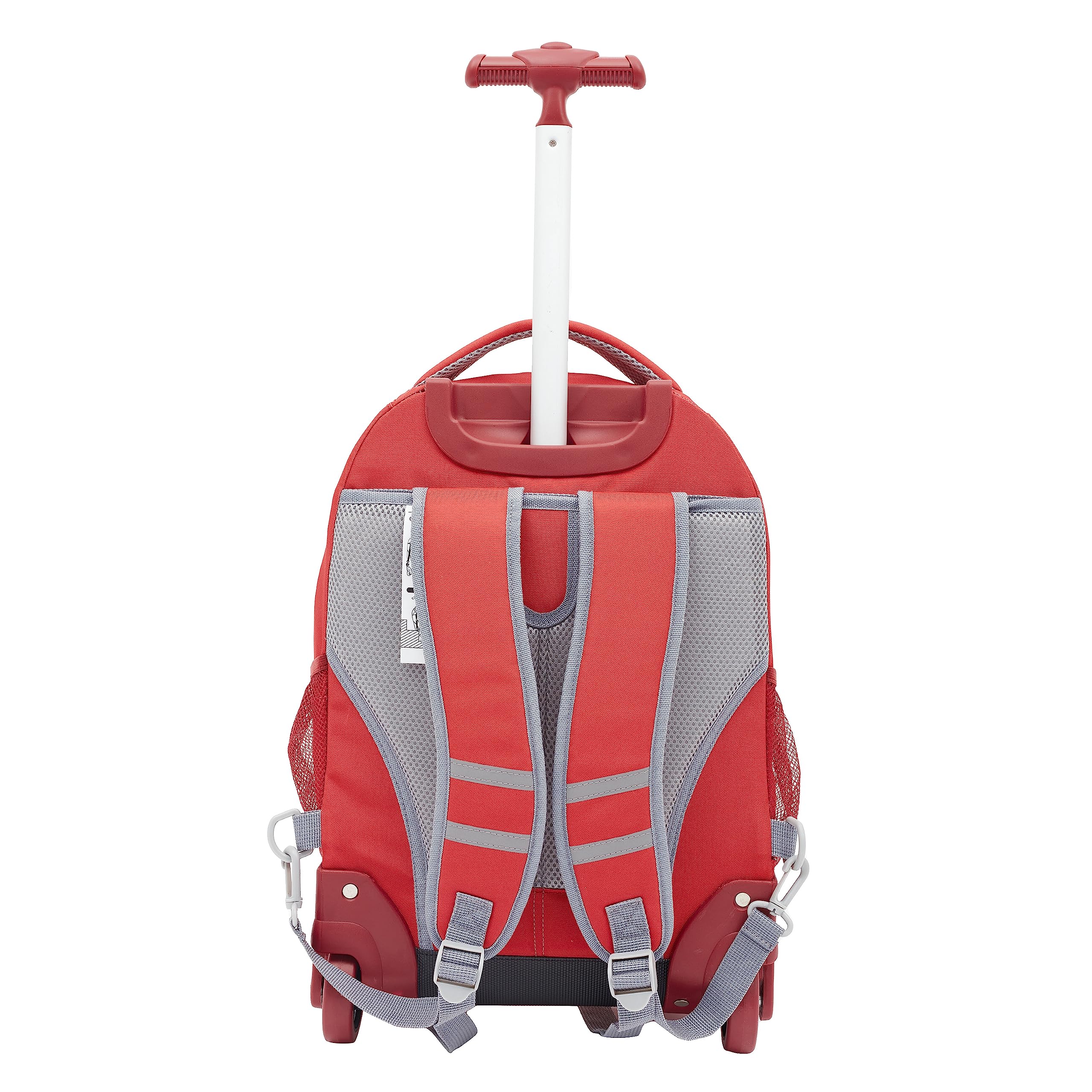 Travelers Club 18 Rolling Backpack with Shoulder Straps, Red