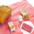 Beyond Thursday Cute Gingham Picnic Blanket, Waterproof Foldable, in Large 80x60in and Extra Large 80x80in, Portable Compact Bea