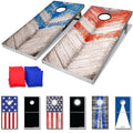 GoSports Classic Regulation Size Cornhole Set - Includes 8 Bean Bags & Rules