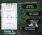 Murray Sporting Goods Soccer Dry Erase Coaches Clipboard  Double-Sided Soccer Field Clipboard Dry Erase White Board  Soccer Futb