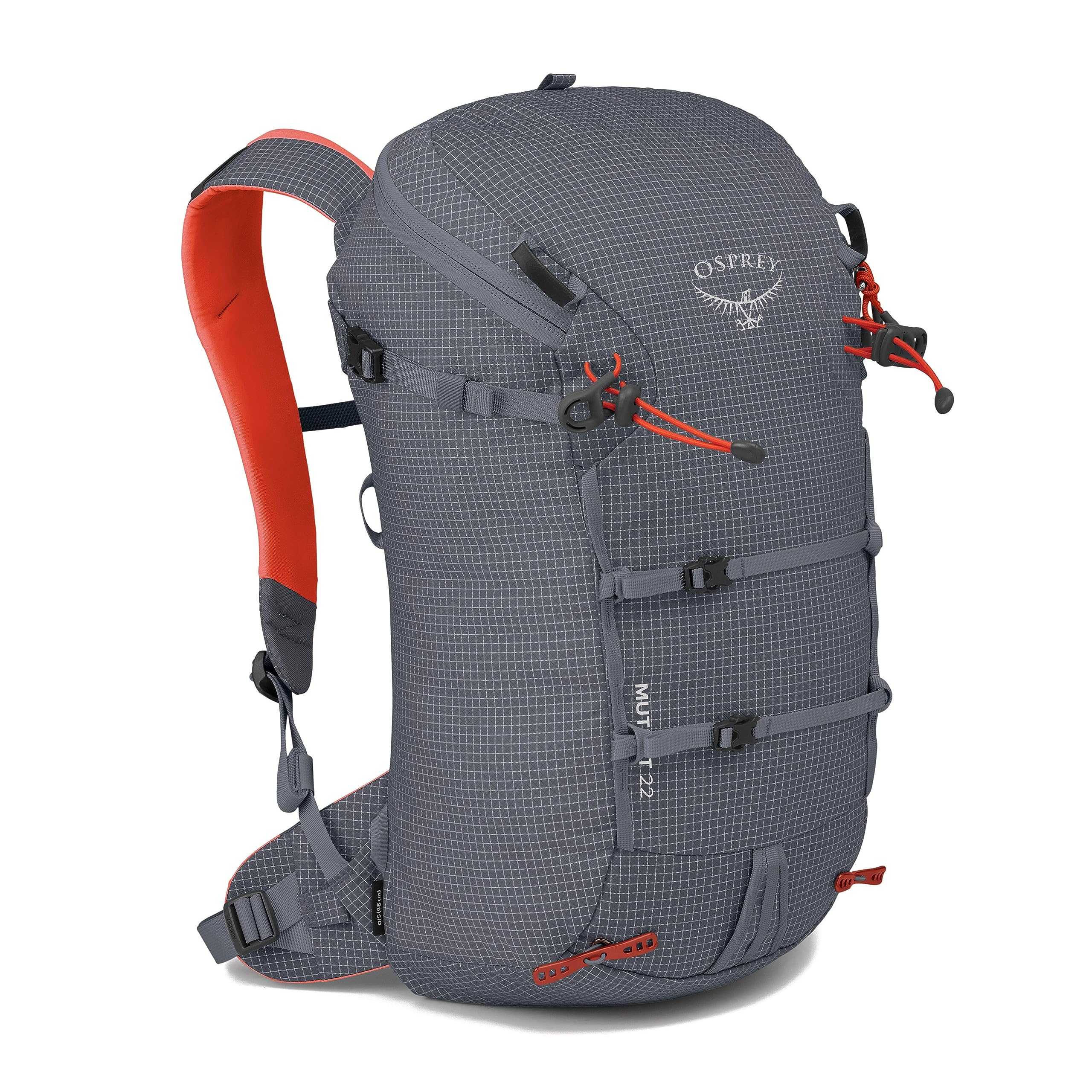 Osprey Mutant 22L Climbing and Mountaineering Unisex Backpack, Tungsten Grey