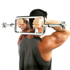 Cap Barbell Standard 1 - Inch Threaded Triceps Bar With Collars, 34 - Inches - Chrome