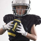 Franklin Sports 1000 Junior Football - Kids Junior Size Youth Football - Durable Outdoor Football - Synthetic Leather - Extra Gr