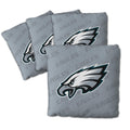 YouTheFan Officially-Licensed NFL Philadelphia Eagles Set of 4 Cornhole Bags - All Weather Regulation 6    x 6    Size - 16oz We