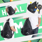 Himal Pickleball Bag- Adjustable Pickleball,Tennis,Racketball Sling Bag - Pickleball Backpack With Water Bottle Holder For Men A