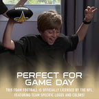 Franklin Sports Nfl New Orleans Saints Football - Kids Foam Football - Soft Football - Mini Size - Perfect For Gameday - 8.5'' 3