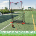 Gosports Football Kicking Tee Metal Place Kicking Stand For Field Goal Kicks - Portable Holder Compatible With All Football Size