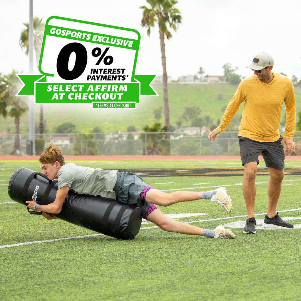 Gosports Heavy Duty Football Tackling Dummy - Training Equipment For Youth & College Football Practice - 4 Ft Xl Blocking Pad Fo