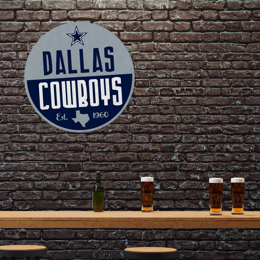 Rico Industries Nfl Football Dallas Cowboys Classic Shape Cut Pennant - Home And Living Room D  Cor - Soft Felt Ez To Hang