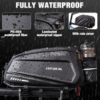 JXFUKAL Bike Bags for Bicycle Rear rack - 9.5L/17L/40L Hard Shell Waterproof Bike Ebike Trunk Pannier Saddle Seat Bag Carrier wi