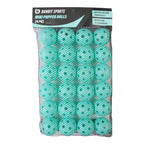 Bandit Sports Mini Popper Plastic Baseballs, Made of Impact-Resistant and Rebounding Material, Perfect Practice Baseballs & Hitt