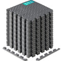 Yes4All Interlocking Exercise Foam Mats With Border - Interlocking Floor Mats For Gym Equipment - Eva Interlocking Floor Tiles J