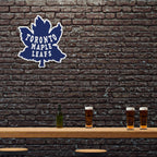 Rico Industries Nhl Toronto Maple Leafs Retro Shape Cut Pennant - Home And Living Room D  Cor - Soft Felt Ez To Hang