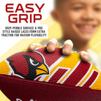 Franklin Sports Nfl Arizona Cardinals Football - Youth Football - Mini 8.5'' Rubber Ball - Perfect For Kids - Team Logos And Col