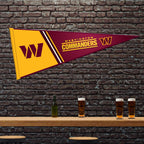 Rico Industries Nfl Football Washington Commanders Primary 12'' X 30'' Felt Wall D  Cor Pennant - Great For Home/Bed Room/Man Ca