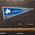 Rico Industries Ncaa Indiana State Sycamores Classic 12'' X 30'' Felt Wall D  Cor Pennant - Great For Home/Bed Room/Man Cave D