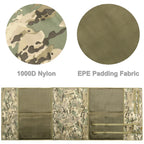 Deyace Shooting Mats Prone Padded, Extra Large Portable Roll Up Shooting Padded Mat For Range Shooting And Hunting (Green)