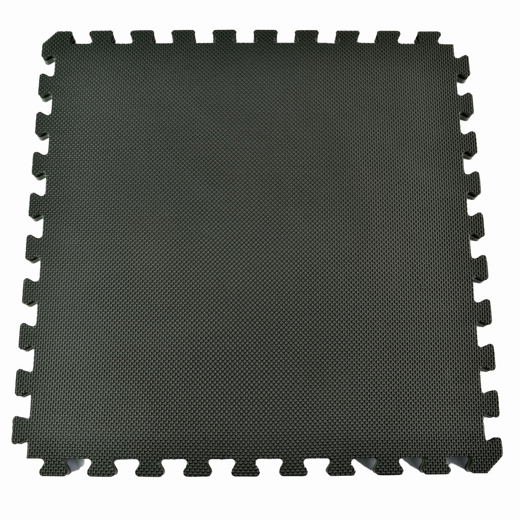 Greatmats Home Sport And Play Interlocking Reversible Mat 3/4 Inch X 2X2 Ft. Black/Gray Case Of 10