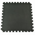 Greatmats Home Sport And Play Interlocking Reversible Mat 3/4 Inch X 2X2 Ft. Black/Gray Case Of 10