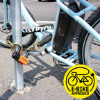 Kryptonite New York 1275 Cinch Ring Bike Chain Lock, 2.5 Feet Long Heavy Duty Anti-Theft Sold Secure Gold Bicycle Chain Lock Wit