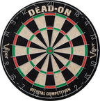 Viper Metropolitan Solid Wood Cabinet & Sisal/Bristle Dartboard Ready-To-Play Bundle: Deluxe Set (Dead On Dartboard And Darts),