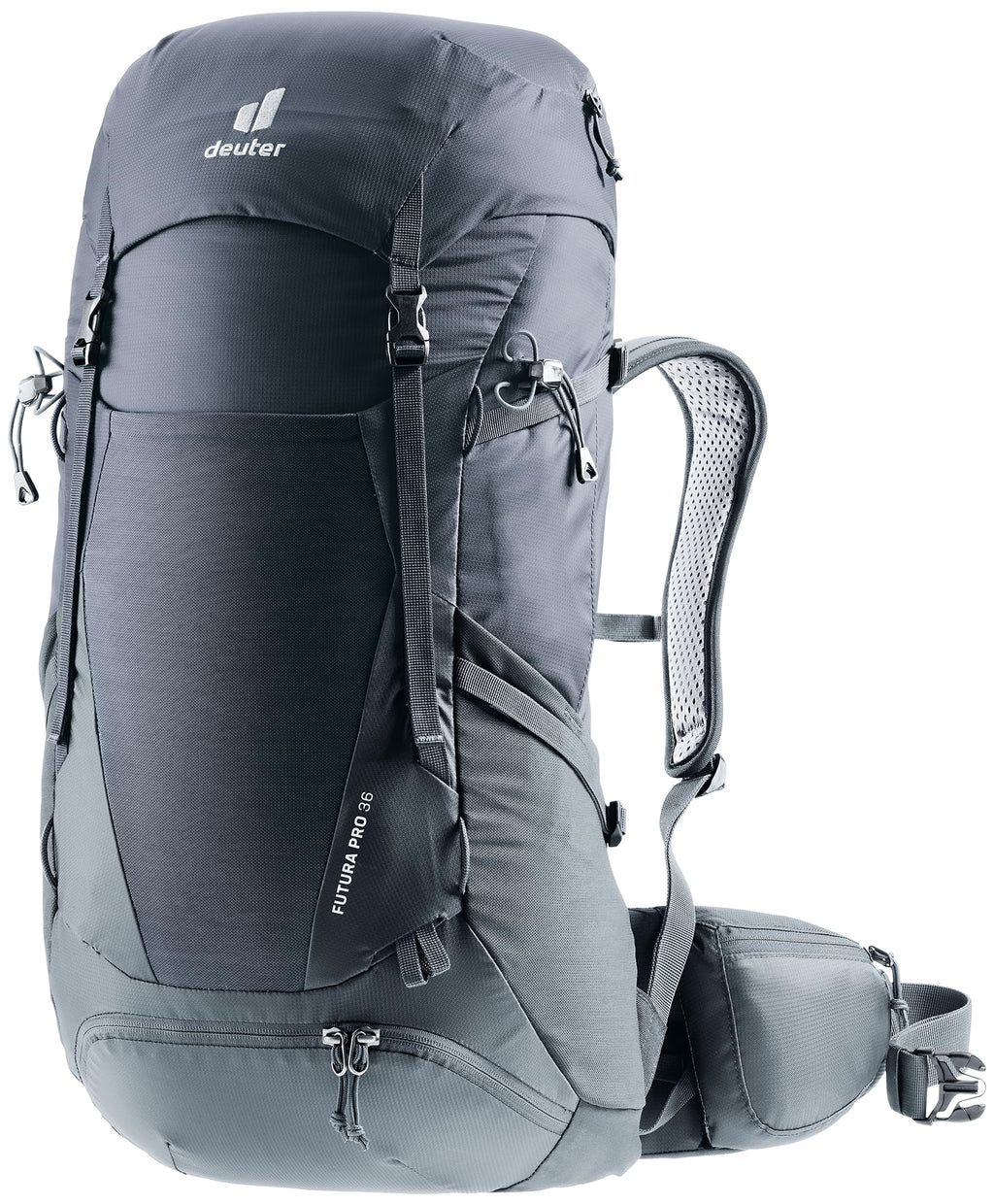 Deuter Unisexa- Adults Futura Pro 36 Hiking Backpack, Black (Black Graphite), 36 L
