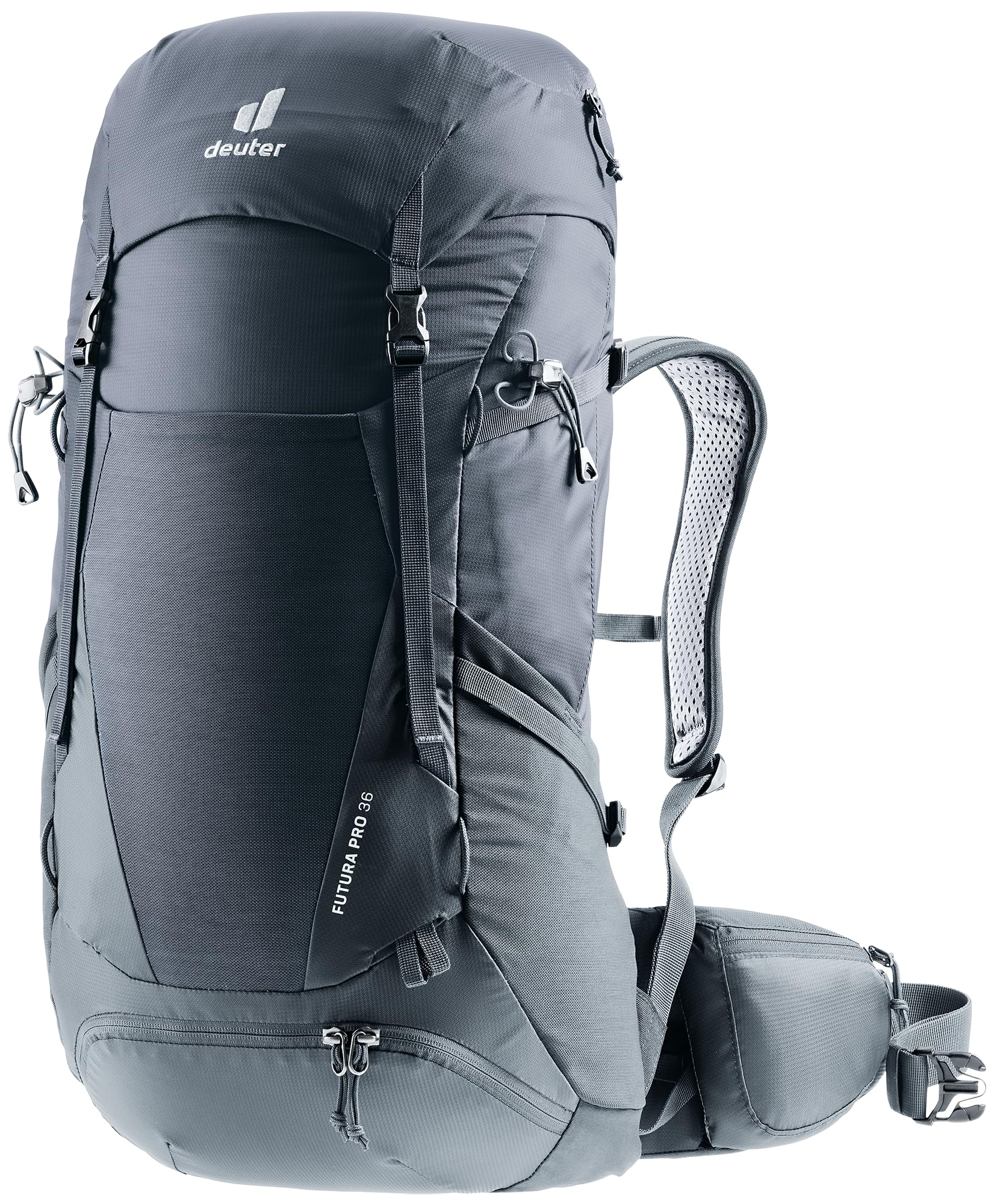 Deuter Unisexa- Adults Futura Pro 36 Hiking Backpack, Black (Black Graphite), 36 L
