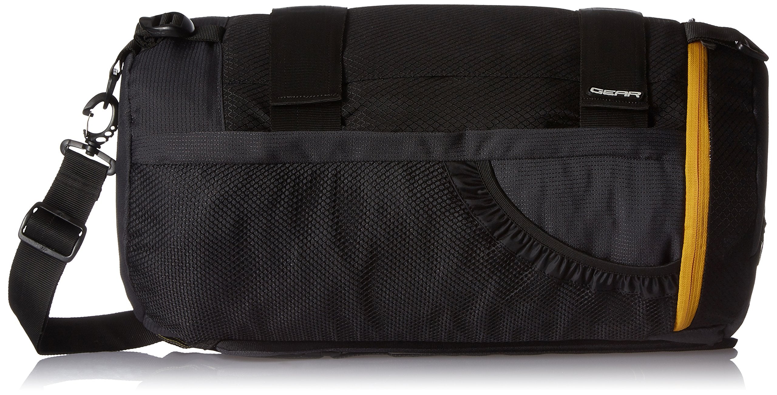 Gear 24 Ltr Grey And Yellow Casual DuffelBackpack (Dufnewmxs0412)