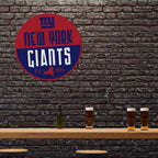 Rico Industries Nfl Football New York Giants Classic Shape Cut Pennant - Home And Living Room D  Cor - Soft Felt Ez To Hang