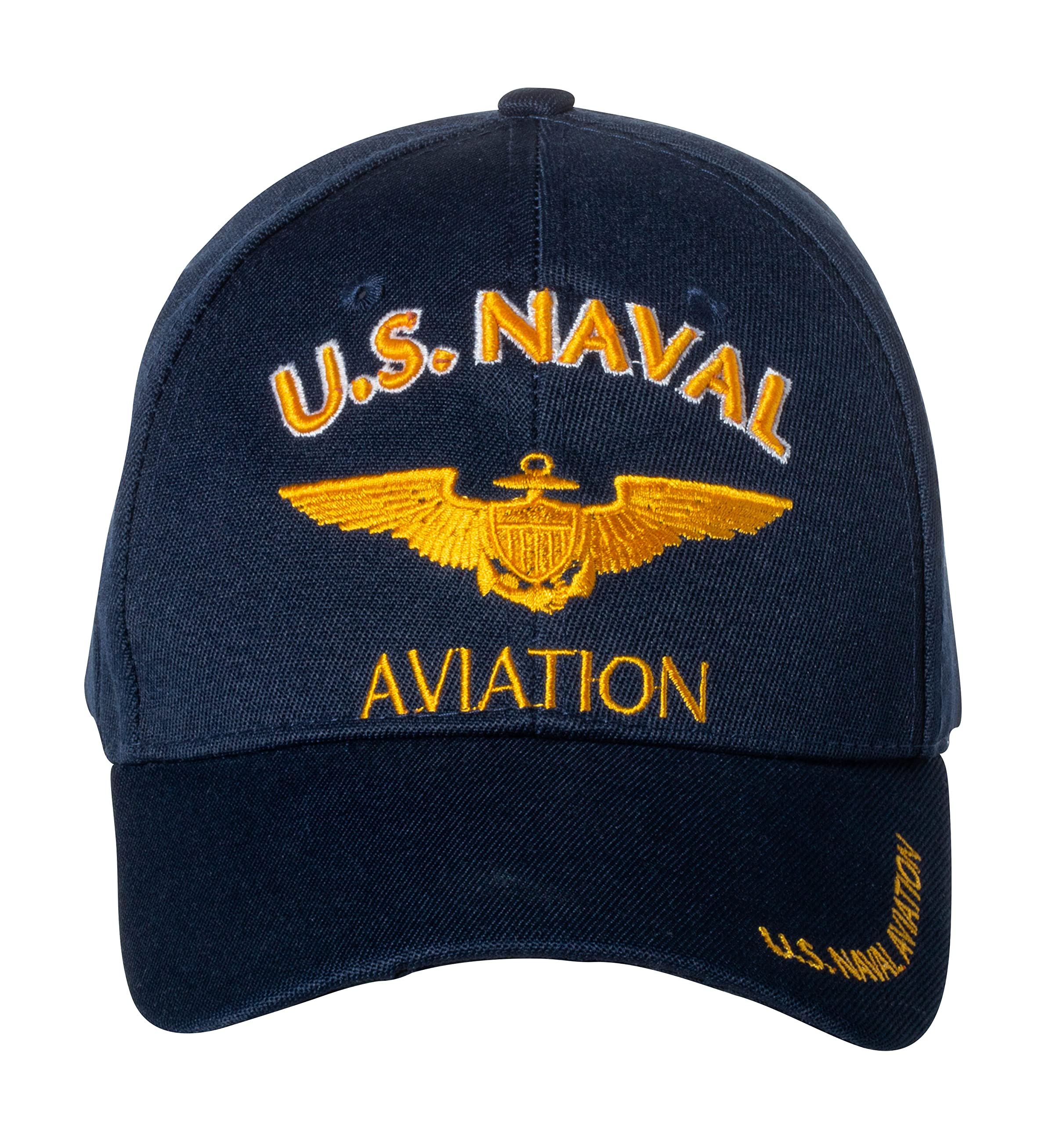 Officially Licensed United States Navy Us Naval Aviation Embroidered Adjustable Baseball Cap